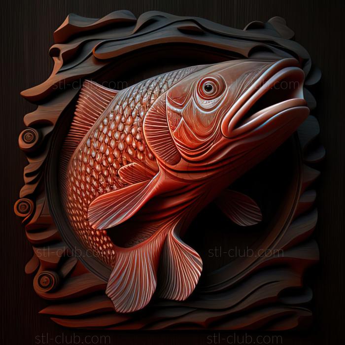 3D model st Erythrosonus fish (STL)